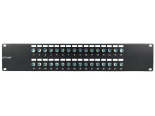 Picture of F-Type Coaxial Patch Panel - 32 Port, 2U, 3Ghz, Fully Loaded