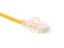 3 FT Yellow Booted CAT6 Mini Patch Cable 