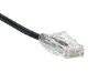 1.5 Feet Black Booted CAT6 Mini Ethernet Connector