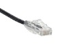 10 Feet Black Booted CAT6 Mini Ethernet Connector
