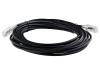 20 Feet Black Booted CAT6 Mini Patch Cable