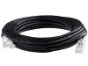 25 Feet Black Booted CAT6 Mini Patch Cable