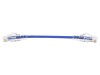 6 Inches Blue Booted CAT6 Mini Patch Cable