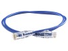 3 Feet Blue Booted CAT6 Mini Patch Cable