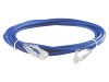 10 Feet Blue Booted CAT6 Mini Patch Cable