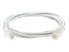 7 Feet White Booted CAT6 Mini Patch Cable