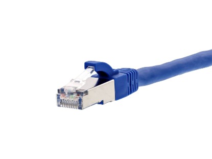 CABLE DE RED RJ-45 PATCH CORD CAT. 7 SSTP DE 15 METROS 10 GBPS 23AWG NEGRO  NETCOM – Compukaed