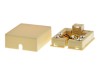 Picture of 4 Conductor RJ11 Ivory Surface Mount Box with Screw Terminals