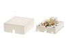 Picture of 4 Conductor RJ11 White Surface Mount Box with Screw Terminals