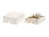 Picture of 6 Conductor RJ12 White Surface Mount Box with Screw Terminals