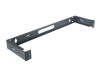 Picture of 1u Wall Mount Bracket - Hinged - Black