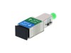 Picture of Singlemode Simplex SC/APC Male to SC/UPC Female Fiber Optic Adapter, Low-Loss, Metal Housing