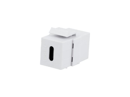 Picture of USB4 Type‑C Keystone Coupler – White