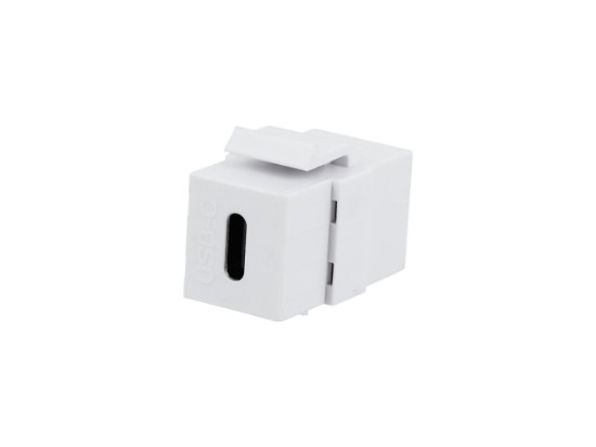 Picture of USB4 Type‑C Keystone Coupler – White