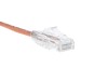 Picture of Cat6 Mini Ethernet Patch Cable – 15 ft, Orange, Booted