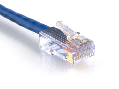 Picture of Cat6 Ethernet Patch Cable, 15 ft, Blue