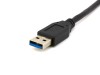 Picture of Cat8 Ethernet Patch Cable, 3 ft, Black, Booted