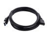 Picture of Cat8 Booted Ethernet Patch Cable, 7 ft, Black