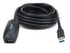 Picture of Cat8 Booted Ethernet Patch Cable, 25 ft, Black