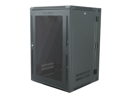 Picture of 18U Swing-Out Wall-Mount Cabinet, 24" Deep, 501 Series, Flat Pack