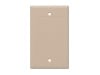Picture of Single-Gang Keystone Wall Plate, Blank, Beige