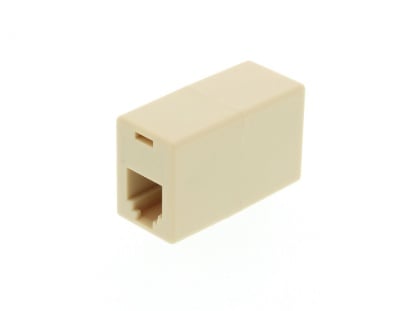 Picture of RJ11 and RJ12 Modular Couplers and Splitter Adapters