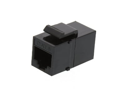 Picture of CAT6 Pass-Through Panel-Mount Keystone Jacks