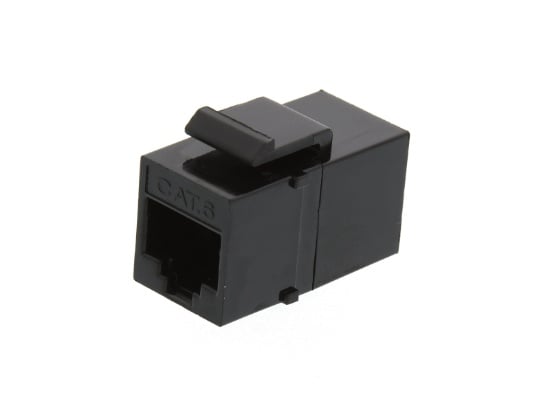 Picture of CAT6 Pass-Through Panel-Mount Keystone Jacks