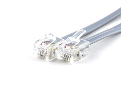 Picture of RJ11 4-Conductor Telephone Cables – Straight & Cross Wired