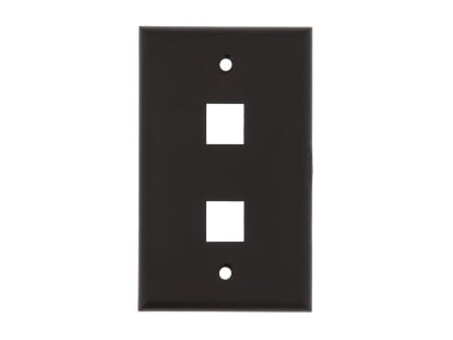 Picture of 2-Port Single-Gang Keystone Faceplates