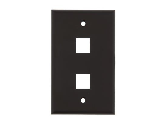 Picture of 2-Port Single-Gang Keystone Faceplates