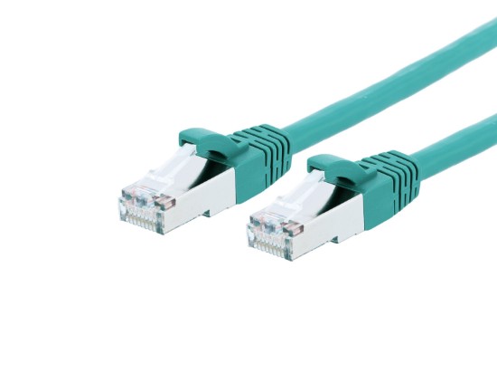 Picture of Cat8 Booted Ethernet Patch Cable – 1 ft, Green