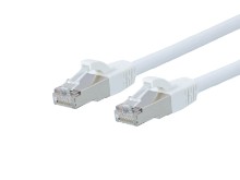 Picture of Cat8 Ethernet Patch Cable, 5 ft, White, Booted