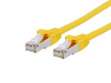 Picture of Cat8 Booted Ethernet Patch Cable, 1-Foot, Yellow