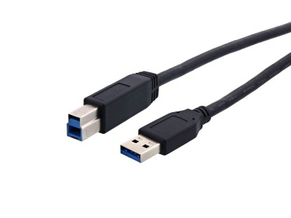 Picture of USB 3.0 A-to-B Cable, 5 Gbps, 2 ft (Male-to-Male)
