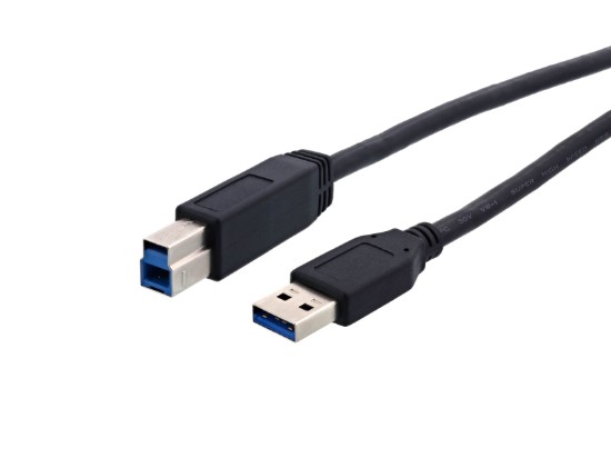 Picture of USB 3.0 A-to-B Cable, 5 Gbps, 2 ft (Male-to-Male)