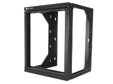 Picture of 15U Swing-Out Wall-Mount Open-Frame Rack, Adjustable Depth – 301 Series, Flat Pack