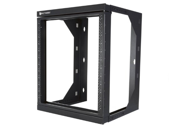 Picture of 15U Swing-Out Wall-Mount Open-Frame Rack, Adjustable Depth – 301 Series, Flat Pack