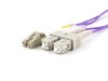 Picture of Multimode Duplex OM4 Fiber Optic Patch Cable (50/125) - LC to SC