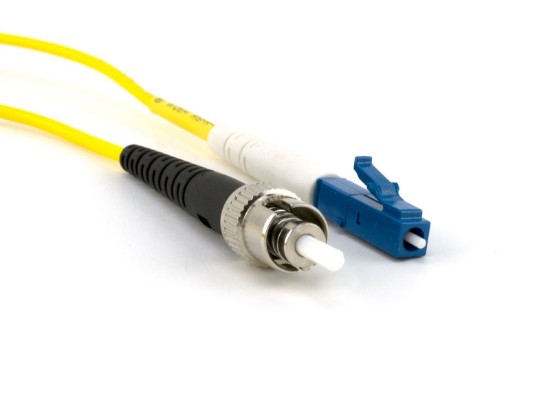 Picture of Singlemode Simplex Fiber Optic Patch Cable (9/125) - LC to ST