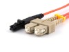 Picture of Multimode Duplex Fiber Optic Patch Cable (50/125) - SC to MTRJ