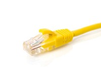 Picture of CAT5e Patch Cable - Yellow, Booted