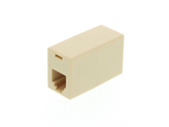 Picture of RJ11 and RJ12 Modular Couplers and Splitter Adapters