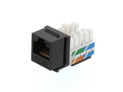 Picture of CAT5e 90-Degree UTP Keystone Jacks