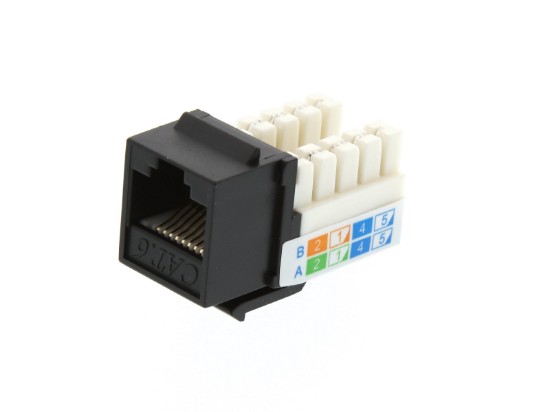 Picture of CAT6 SpeedTerm 90-Degree UTP Keystone Jacks