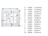 Picture of 12-Port Dual-Gang Keystone Faceplates