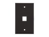 Picture of 1-Port Single-Gang Keystone Faceplates