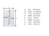 Picture of 1-Port Single-Gang Keystone Faceplates