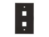 Picture of 2-Port Single-Gang Keystone Faceplates