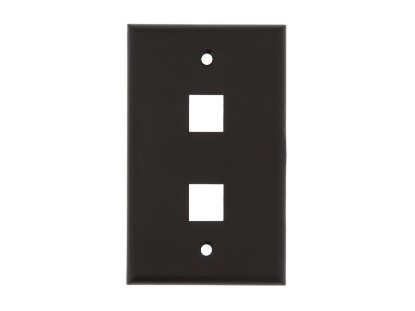 Picture of 2-Port Single-Gang Keystone Faceplates